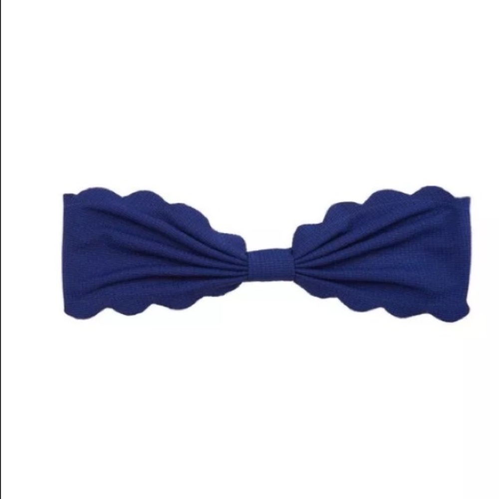 NWT Marysia Scalloped Blue Bikini Top - Picture 2 of 8